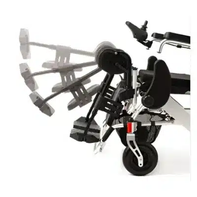 Reposapiés elevable para Silla de ruedas eléctricas.