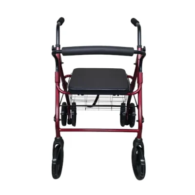 2115 ROLLATOR ALUM. FRENOS POR PRESION, 200 MM (ROJO)