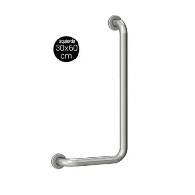 Asidera angulada 90º de acero inoxidable LIGURIA