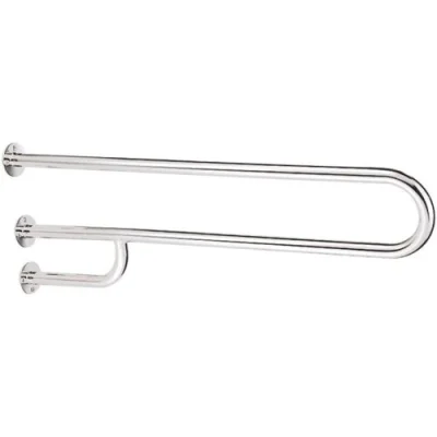 2198015 ASIDERO DE SEGURIDAD, DOBLE U, ACERO INOXIDABLE