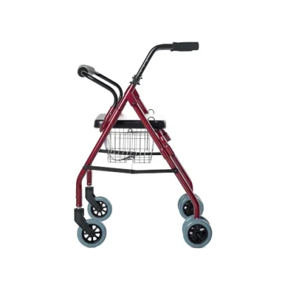 2221 ROLLATOR ALUM. FRENOS POR PRESION (ROJO)