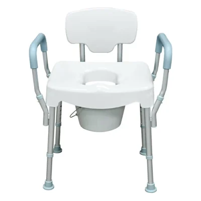 21904 SILLA DE DUCHA Y WC XL CON REPOSABRAZOS
